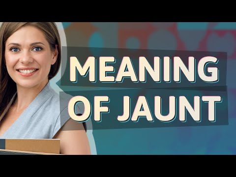 jaunt meaning slang