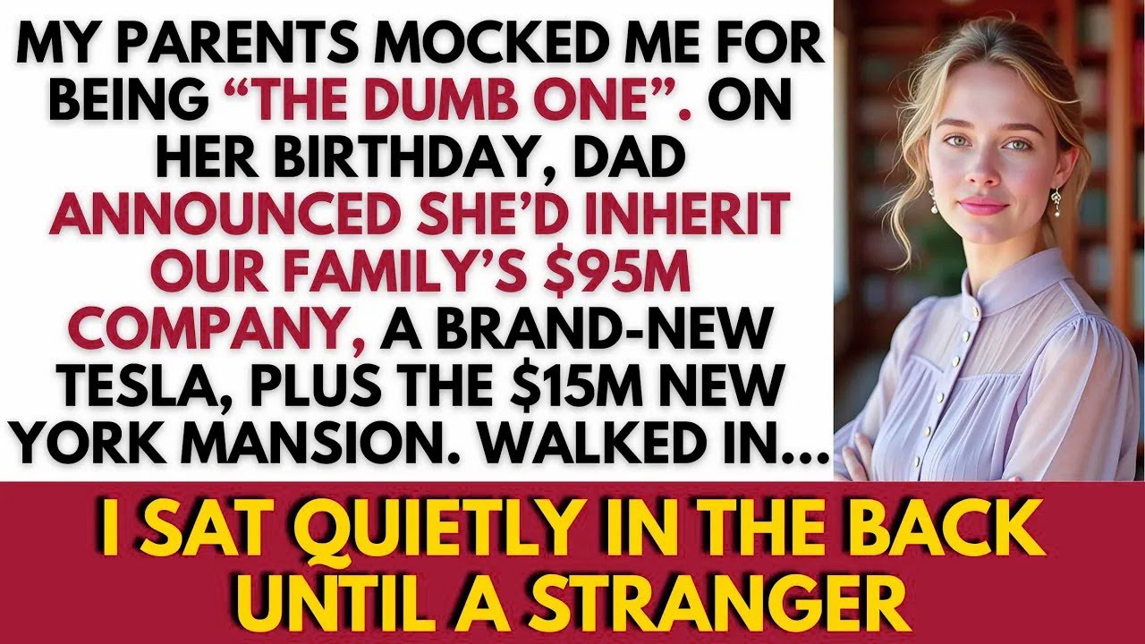 My Parents Gave My Sister $95M, a Mansion, and a Tesla—Then a Stranger Handed Me an Envelope