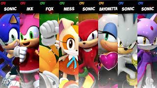 SMASH MODS ULTIMATE:  JOSHUA'S REQUESTED TEAM SONIC BATTLE