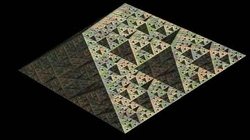 3D IFS Fractal : Squashed Sierpinski Octahedron