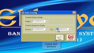 Chaitanya Soft - Eklavya Bank Management Soft - Setting - Date screenshot 5