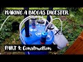 Making a biogas digester // free gas at home // PART I