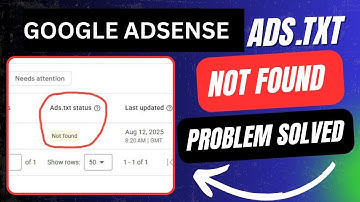 ads.txt status not found solution | Google Adsense ads.txt not found problem solved