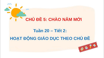 Giáo án powerpoint Tuần 20 | GA điện tử Hoạt động trải nghiệm 2 Chân trời sáng tạo