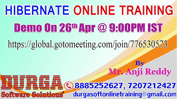 HIBERNATE Online Training in DURGAOFT