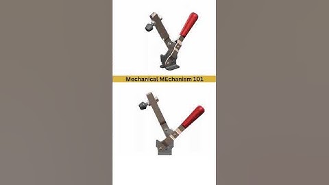 101 Toggle Press Clamp 🗜️ #3ddesign #solidworks #3dcad #mechanism #mechanicaldesign #clamp #cad #3d