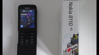 Nokia 8110 4g Mobile Phone Cell Phone Matrix Phone, Unboxing &amp; Review, New Latest Nokia 2018.