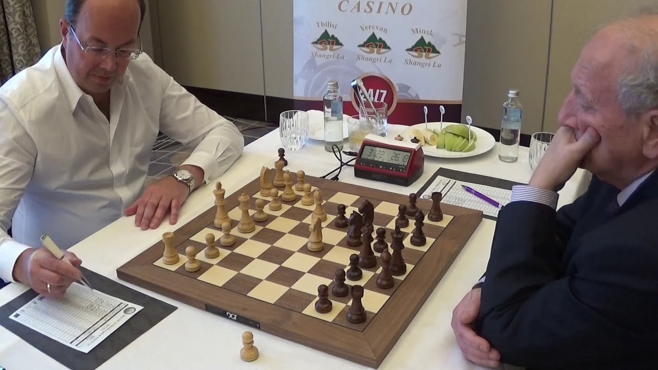 Oleg Skvortsov GM Evgeny Sveshnikov, Rapid chess, Sicilian 2.b3
