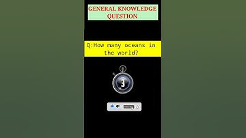 How many oceans in the world #upsc #gk #generalknowledge #shorts #youtubeshorts #viral #trending
