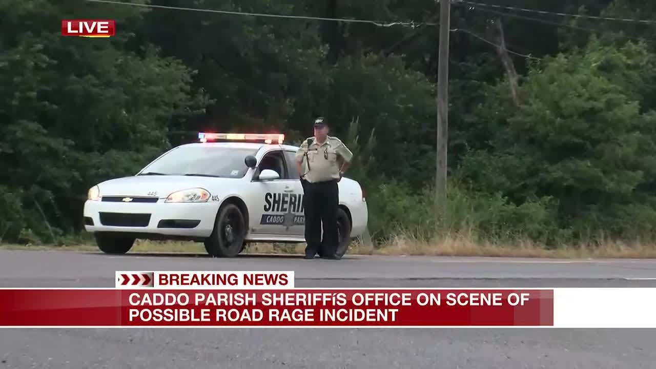 Caddo sheriff's deputies on scene of possible road rage incident - YouTube