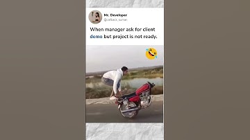 When manager ask for client demo but project is not ready!!! #memes #coding