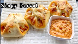 Domino's Zingy Parcel Recipe |Chicken and Cheese Zingy Parcel Recipe | Easy & Quick Recipe screenshot 5