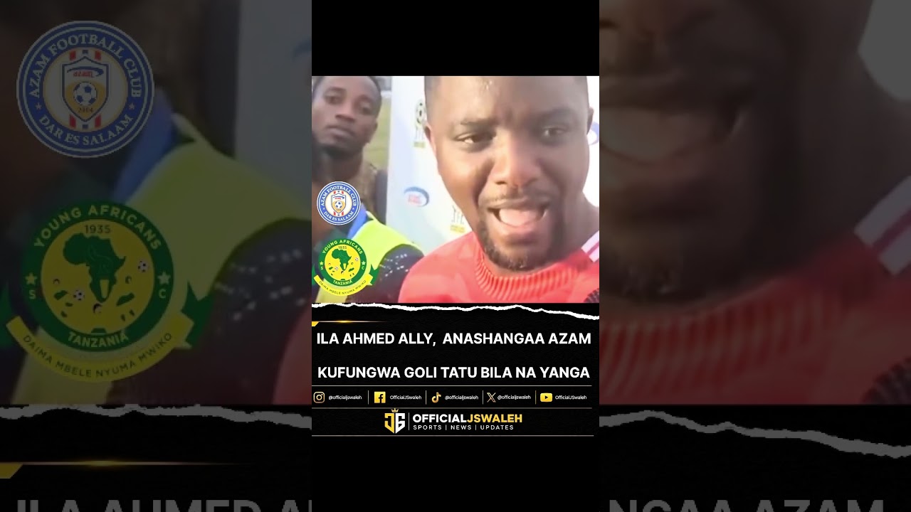 AHMED ALLY MIYAYUSHO SANA😃😃#ligikuutanzania #yangasc #simbasc #ahmedally #wataniwajadi #azamfc