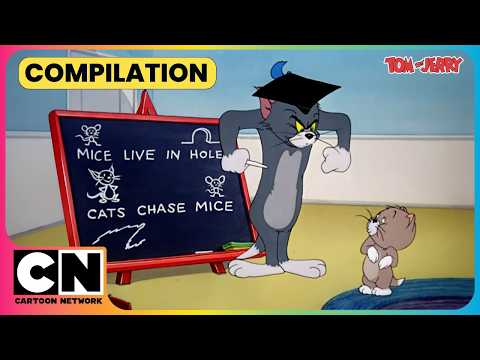 Tom Teaches Topsy the Art of the Chase!🐱💨| Tom and Jerry🐭| World Students Day | @cnindia​