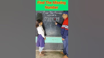 Find the missing number /innovative ideas #education #maths #students #ytshorts #youtubeshrorts