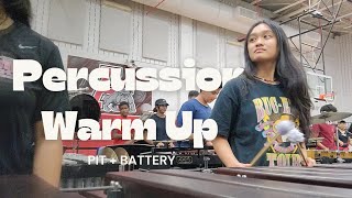 Percussion Warm Up | Preveiw Marching Camp