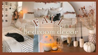 AUTUMN BEDROOM DECOR | adding simple DIYS's & cozy autumn touches!
