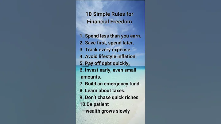 Financial Freedom in 10 Steps  #life #gratitude #financialfreedom #motivation #shorts