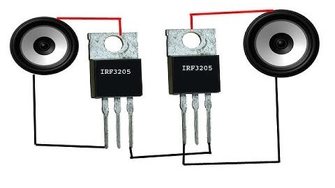 How to make a stereo power amplifier using IRF3205, diy easy amplifier
