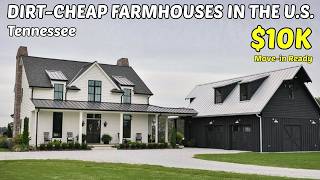 10 Dirt Cheap Farmhouses In Tennessee With Land   Movein Ready Deals You Can Buy Now 