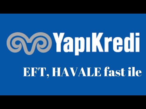 Yapı Kredi Para Gönderme EFT,Havele,FAST