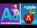 ABC Rhymes for Toddlers | A to Z ABC Phonics Song for Kids | Phonics Fun with A for Apple 