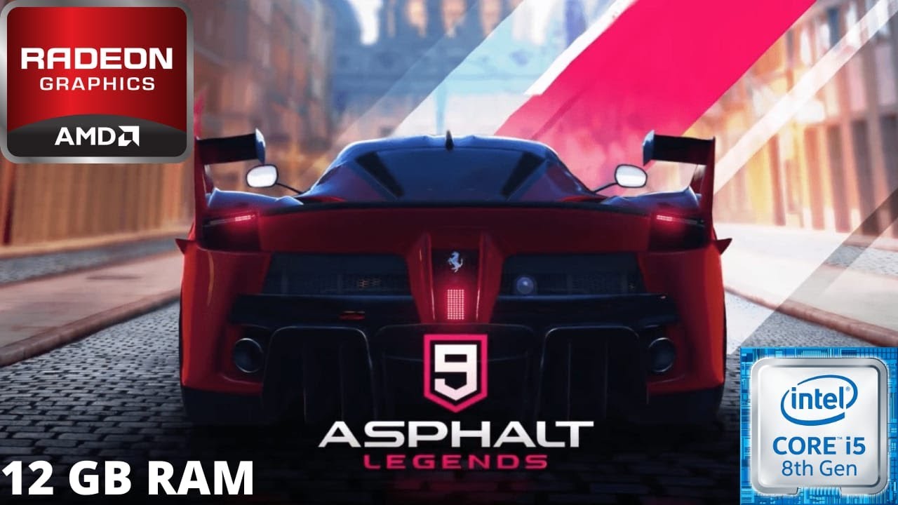 ASPHALT 9:LEGENDS ON AMD RADEON 530 GAMEPLAY WITH (TOUCHDRIVE-ON)