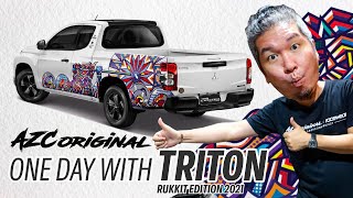 ทดสอบ Mitsubishi Triton Rukkit Edition 1 วันเต็ม ! - น้าแจ่ม AZC