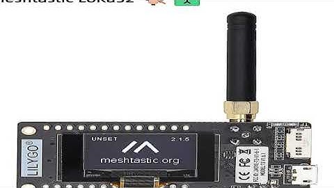 LILYGO® TTGO Meshtastic LoRa32 ESP32 LoRa Development Board SX1276 SX1278 Module 433/868/915MHz