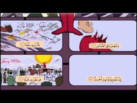 Surat Al Adiyat - ILLUSTRATIVE TAFSIR 4/4 - YouTube