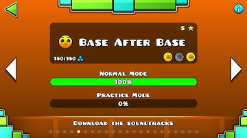 Geometry Dash Level 5  - Base After Base (All coins)