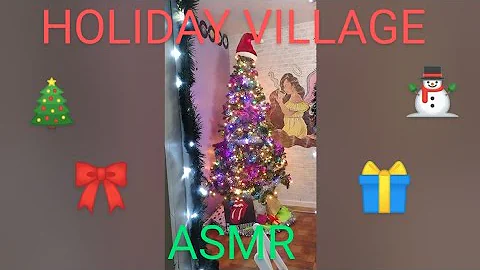 ASMR ✨ Sneek Peak 2023 🎄 LIFE SIZE HOLIDAY VILLAGE 🎀 ( Vlog Style )