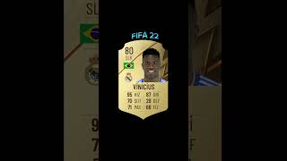 Vinicius Junior Un Fifa Serisindeki Kartları.