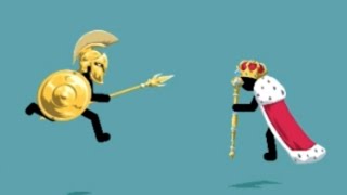 1 Golden Spearton vs The King // Stick War Legacy