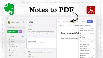 Evernote-notities naar PDF converteren (basisgids voor exporteren)