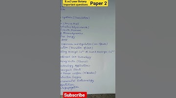 #botany  #bsc3year #2023 #mjpru  #previousyearquestions #mostimportantquestions @sabausmani6911