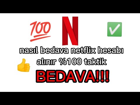 NASIL BEDAVA NETFLİX HESABI ALINIR %100 TAKTİK!!😱