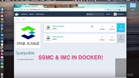 HPE 3PAR SSMC/IMC DOCKER UPDATE!