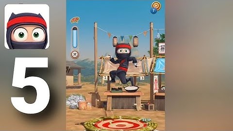 Clumsy Ninja - Gameplay Part 5 - Levels 7-8 (iOS, Android)