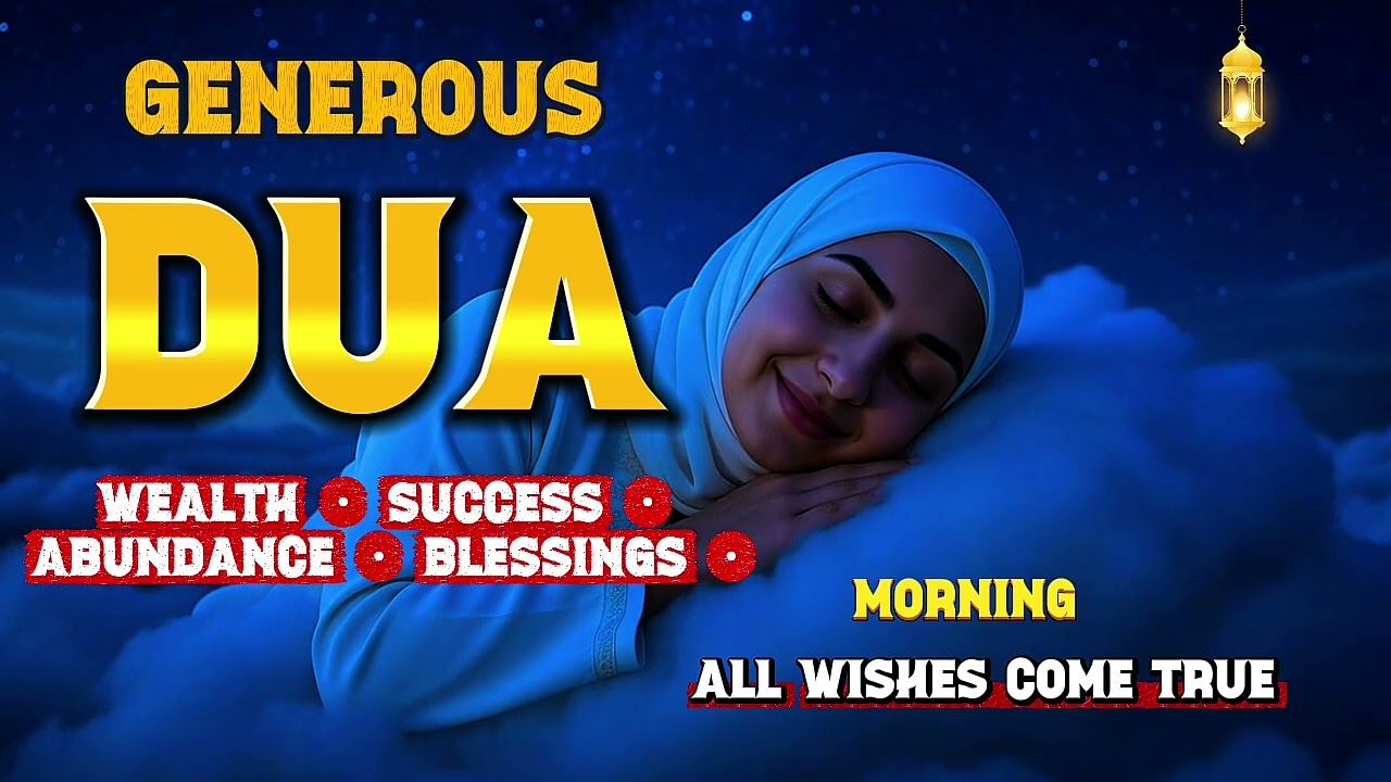 😍💖Morning Dua for Every Day🔑Opens the Doors of Rizq, Wealth, Abundance, Success & Happiness