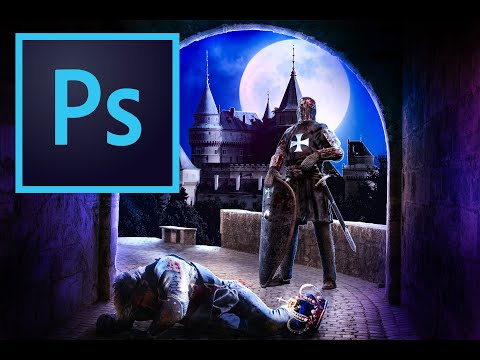 ფოტო მანიპულაცია - photo manipulation ( king and the knight ) SPEED ART