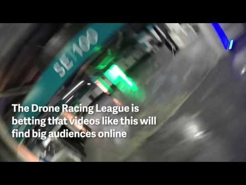 Real DRONE Racing in Miami Dolphins football field