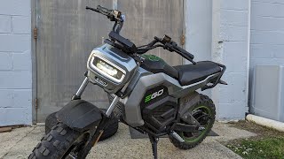 Riding New EGO Mini Bike!