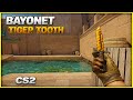 CS2 ★ Bayonet | Tiger Tooth | CS2 Knife Showcase!