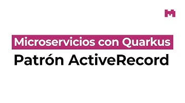 Acceso a datos con Quarkus: Active Record con PanacheEntity
