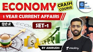 UPSC 2021 Current Affairs Crash Course | Economy Set-1 by Anirudh in Hindi UPSC​ IAS