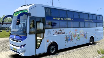 KSRTC Pallaki | Prakash Vega BS6 Non AC Sleeper bus mod | BMI Premium ets2