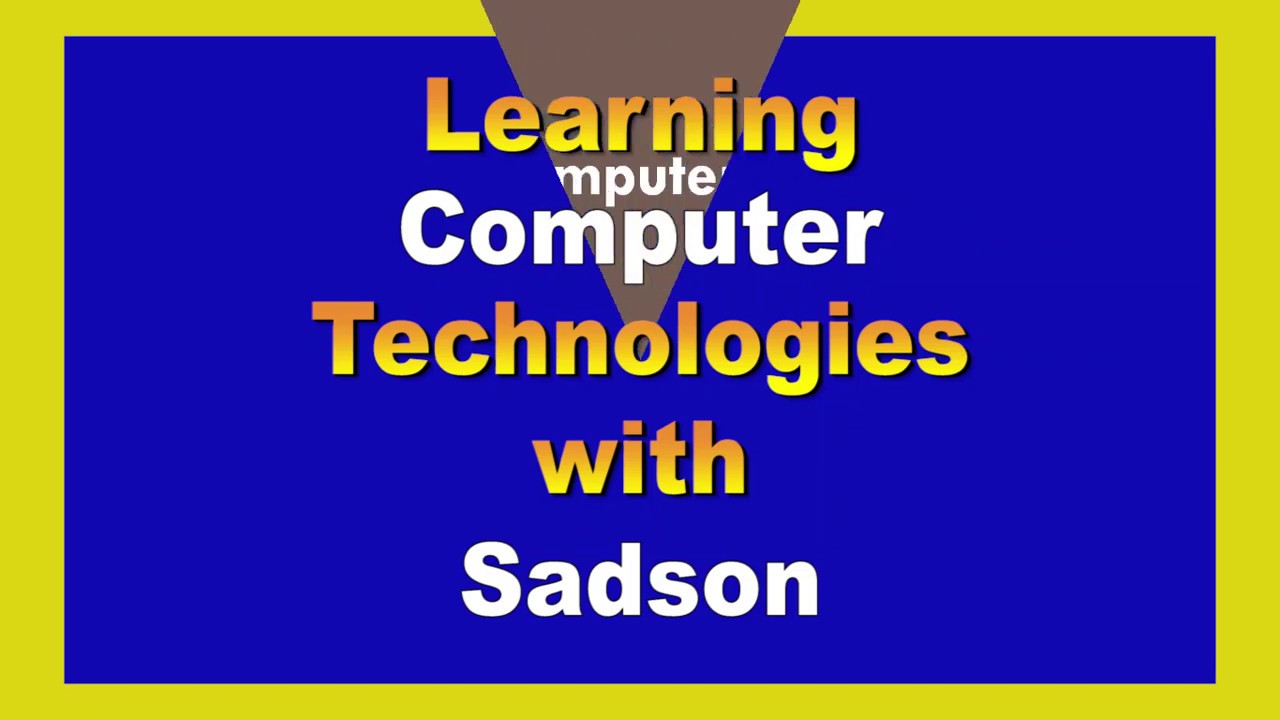 Learning Computer Technologies - YouTube
