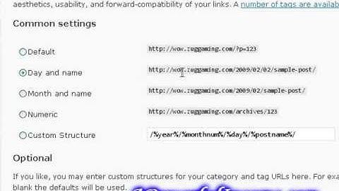 Wordpress SEO Permalink Tips