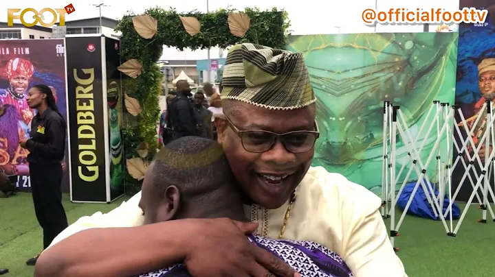 Yinka Quadri early arrival at the ORISA movie premiere